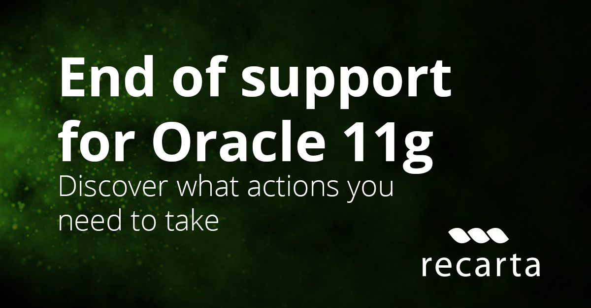 Oracle End Of Support For 11g