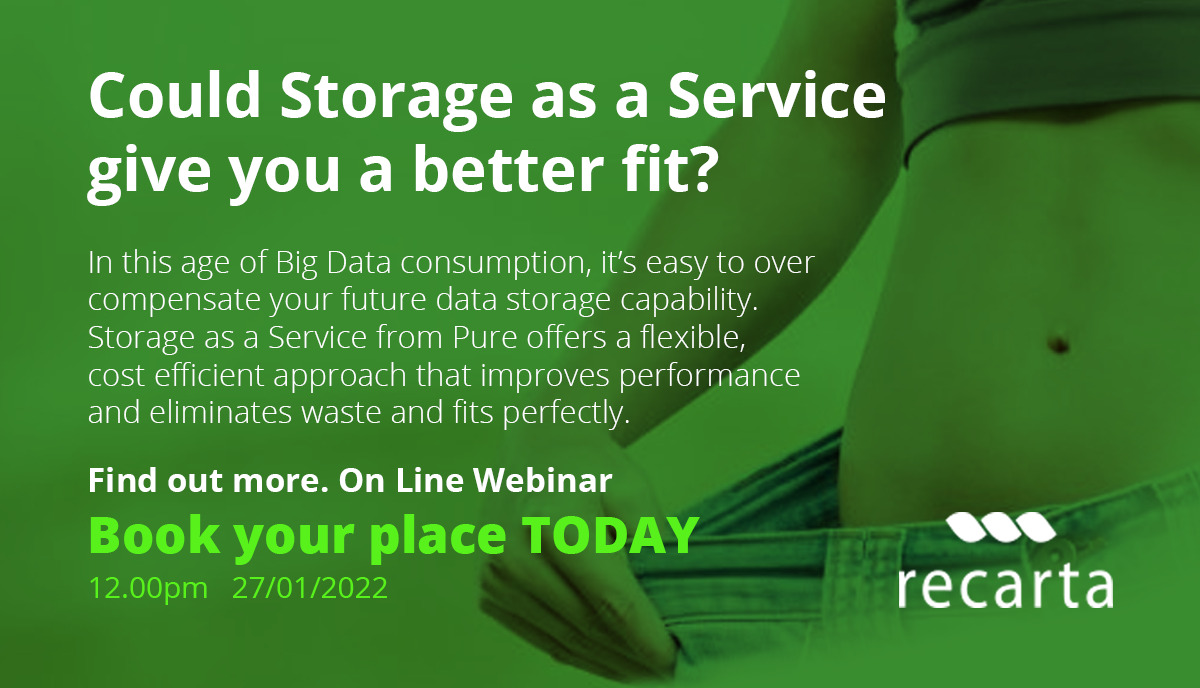 Join Us As We Discuss The Benefits Of Storage As A Service.